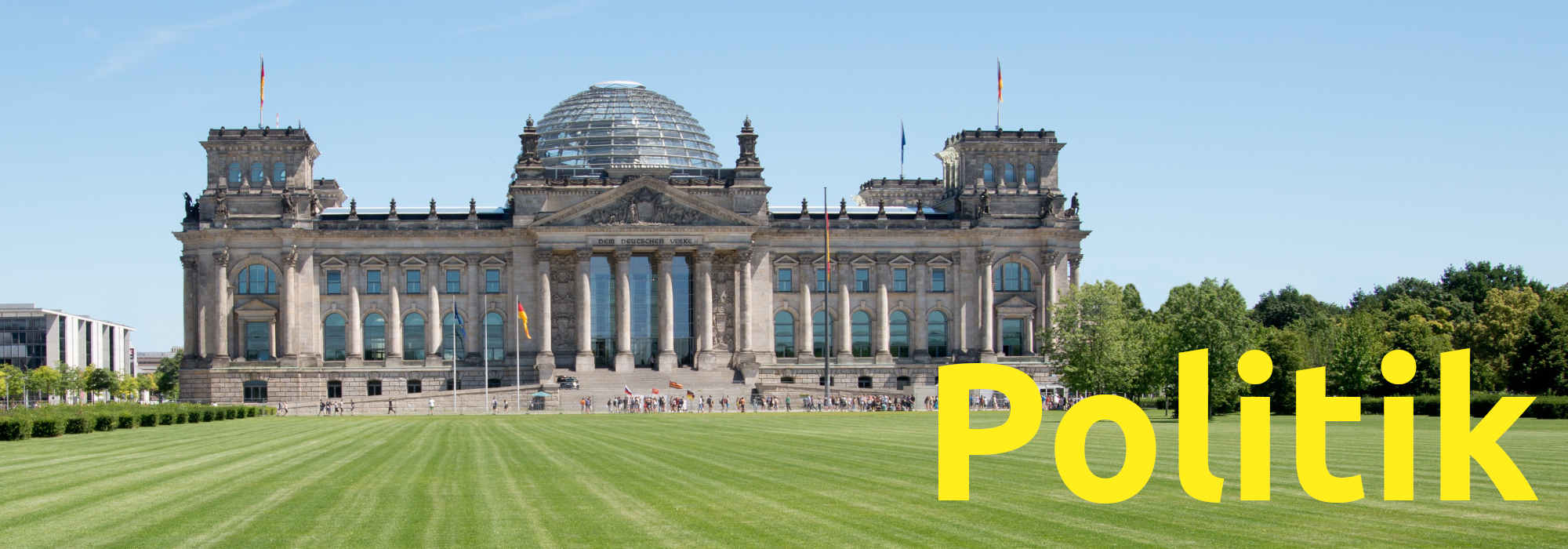 das Gebäude des deutschen Bundestags