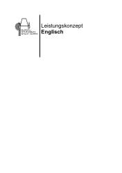 Leistungskonzept Englisch